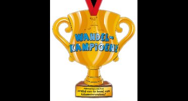 Paper Dreams Trofee Wandelkampioen 33 Cm Karton Goud