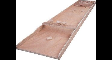 Longfield Sjoelbak Wedstrijd - 200X41 cm - incl. stenen