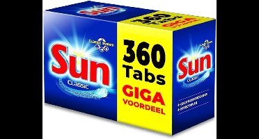 Sun Classic Vaatwastabletten - 360 stuks - Voordeelverpakking