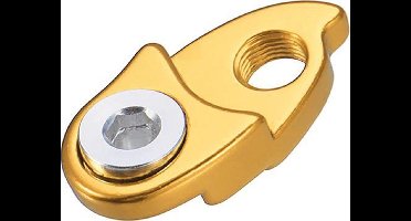 Derailleur hanger extender - Wide Ratio verlengstuk voor brede cassette - Goud kleurig