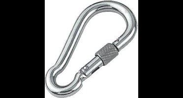 ABC-Led Karabijnhaak Twistlock - carabiner 5x50mm - gegalvaniseerd