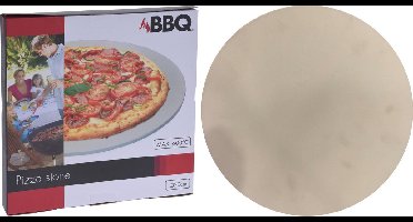 MaxxHome Pizzasteen - BBQ steen - Pizza steen rond - Medium (33 cm)