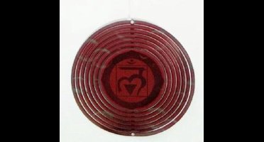 Windspinner - rood -basis chakra - nature's melody - Ø13 cm- CCS05RT