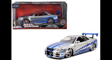 Jada Toys - Fast & Furious 2002 Nissan Skyline 1:24 - 9397158314R00