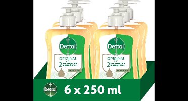 Dettol Handzeep - Antibacterieel - Original - 250ml x6 - Voordeelverpakking