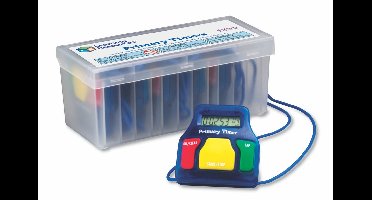 Learning Resources educatieve timers set - 6 stuks kleurrijke stopwatches. - 3+