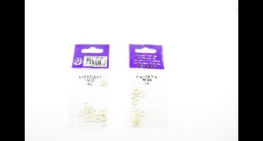 Enkele Splitringen 8mm Goud 1 zakje a 20 stuks