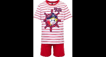 Paw Patrol Nickelodeon Short Pyjama - Shortama - Marshall - Pirate Pups rood. Maat 110 cm / 5 jaar
