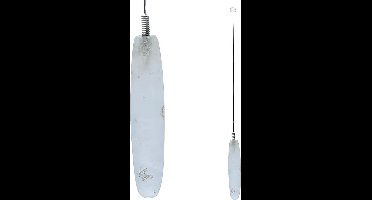 Biotensor met verenstalen spriet - Handvat Bergkristal - 28cm - Staal
