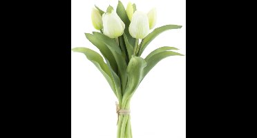 Tulp - Real touch tulpen - 31 cm - Boeket - Kunstbloemen - Kunst bloem cadeau moederdag