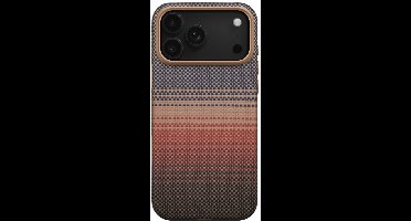 PITAKA Aramid UltraGuard Case voor iPhone 17 Pro – Sunset – MagSafe Compatible – Aramide Fiber Hoesje