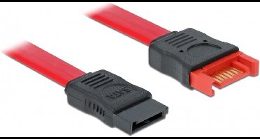 SATA data verlengkabel - plat - SATA600 - 6 Gbit/s / rood - 0,20 meter