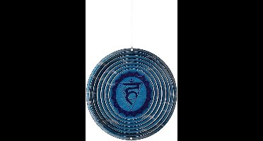Windspinner - blauw - keel chakra - nature's melody - Ø13 cm - CCS05TR