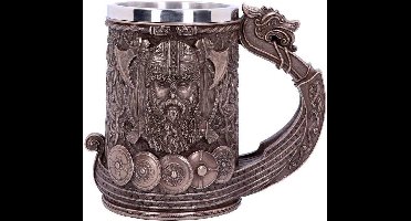Nemesis Now - Bierpul Bronze Drakkar Viking - Bronskleurig