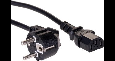 Akyga AK-PC-01C - Stroomkabel - 1.5m - IEC C13 - CEE 7/7