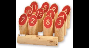 Number Kubb Dennenhout fotodoos