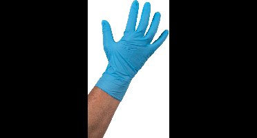 Handschoen nitril blauw ongepoederd XL 100 Stuks