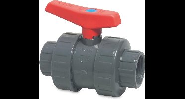 Mega Kogelkraan PVC-U 2" binnendraad 10bar DN50 grijs type 2050
