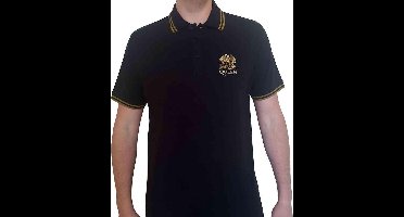 Queen - Crest Logo Polo shirt - L - Zwart