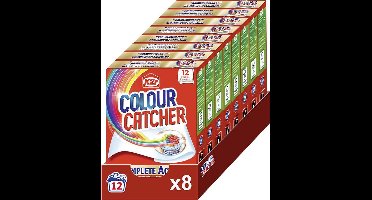 K2r Colour Catcher - anti kleurdoorloop doekjes - Voordeelverpakking - 8 x 12 stuks