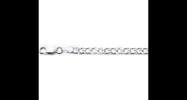 The Jewelry Collection For Men Ketting Geslepen Gourmet 3,0 mm - Zilver