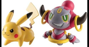 Tomy Pokémon Actiefiguren Set Pikachu Vs. Hoopa Confined