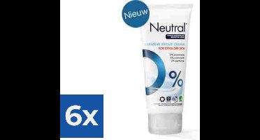 Neutral 0% Intensive Repair Cream - 100 ml - Bodycrème - Voordeelverpakking 6 stuks