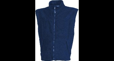 James and Nicholson Unisex Vlies Vest (Marine)