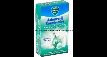 Vicks ademvrij vapoplus eucalyptus minibox 40 gr