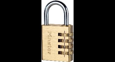 MasterLock 4-cijferig hangslot 40mm x 6mm, 604EURD
