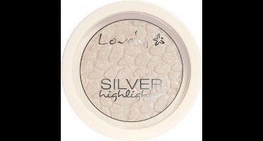 Lovely - Silver Highlighter Illuminating Pudding In Face