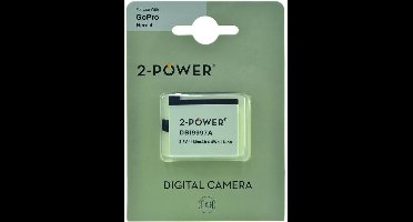 2-Power DBI9997A oplaadbare batterij/accu Lithium-Ion voor Gopro Hero 4