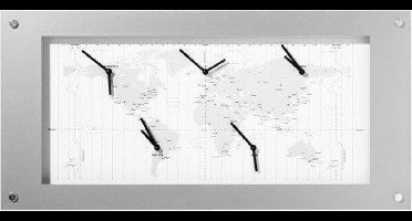 Time Zone wandklok wit - NeXtime