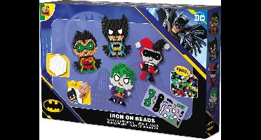 SES Creative Beedz DC Batman Strijkkralen Set - Figuren - Vanaf 5 Jaar - 1600 Stuks - Knutselen - PVC-Vrij - Schoencadeautjes Sinterklaas