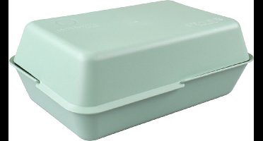 Bak - PP - reusable - hamburgerbak - 156x156x43mm - stone - 72 stuks