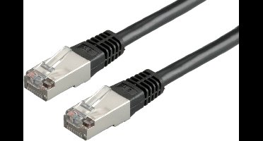 ROLINE patchkabel Cat.5e (Klasse D) SF/UTP, zwart, 3 m