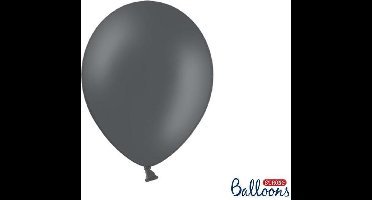 """Strong Ballonnen 30cm, Pastel grijs (1 zakje met 10 stuks)"""