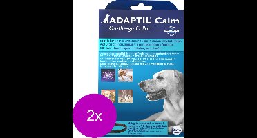 Adaptil Anti-Stress Band Hond 70 cm - Anti stressmiddel - 2 x M/L Hals Tot 62.5 Cm
