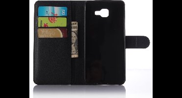 DrPhone Galaxy A5 2017 Flipcover - Bookcase - Luxe booktype PU Lederen Portemonnee Case Wallet Case met Kickstand