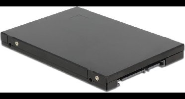 DeLOCK 2,5'' SATA behuizing voor 2 mSATA SSD's (half size / full size) met RAID / zwart