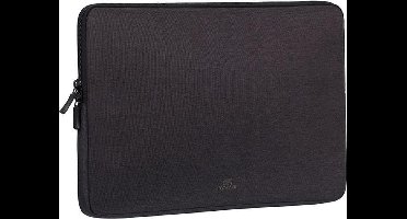 Rivacase 7703 Suzuka - Eco Laptophoes 13.3-14 inch - Waterbestendig - Recycled Materiaal - Zwart