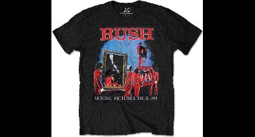 Rush - Moving Pictures Tour Heren T-shirt - 2XL - Zwart