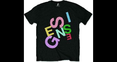 Genesis - Scatter Heren T-shirt - S - Zwart