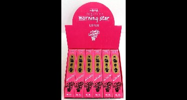 Nippon Kodo Morning Star - Lotus - Japanse wierook - 12-pack