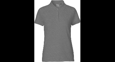 Neutral - Classic Dames Polo - Dark Heather - 100% Biologisch Katoen maat S
