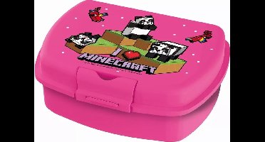Minecraft lunchbox / broodtrommel / brooddoos - roos