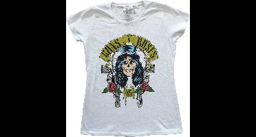 Guns N' Roses - Slash '85 Dames T-shirt - XL - Wit