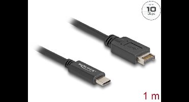 Delock USB 10 Gbps Cable USB Type-E Key A 20 pin male to USB Type-CÃ¢â€žÂ¢ male 1 m