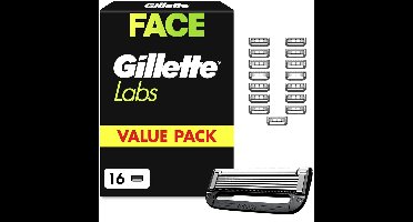 Gillette Labs Scheermesjes voor Mannen - van de makers van Gillette Fusion - 16 stuks