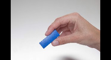 Magnetische - mini-magneten van kunststof - set van 10 stuks - blauw